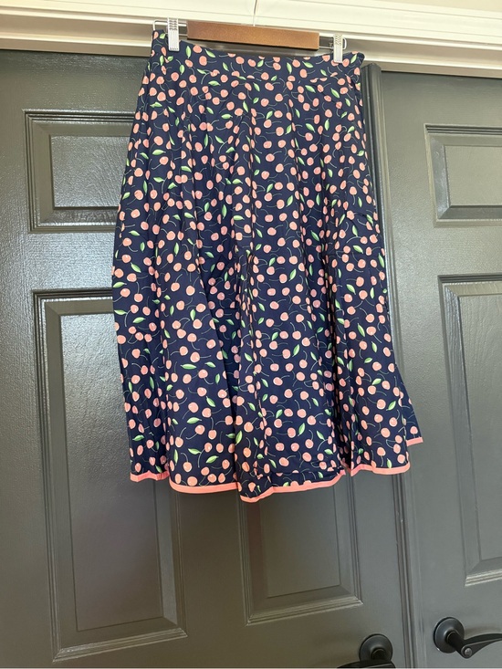 Tulip B Dresses & Skirts - New Tulip Women’s Navy Skirt with Pink Cherry Print